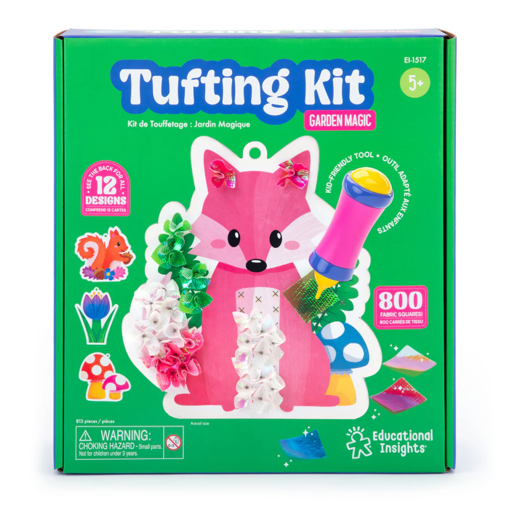 Educational Insights Tufting Crafts Kit - Textured Art Creations - Image 2