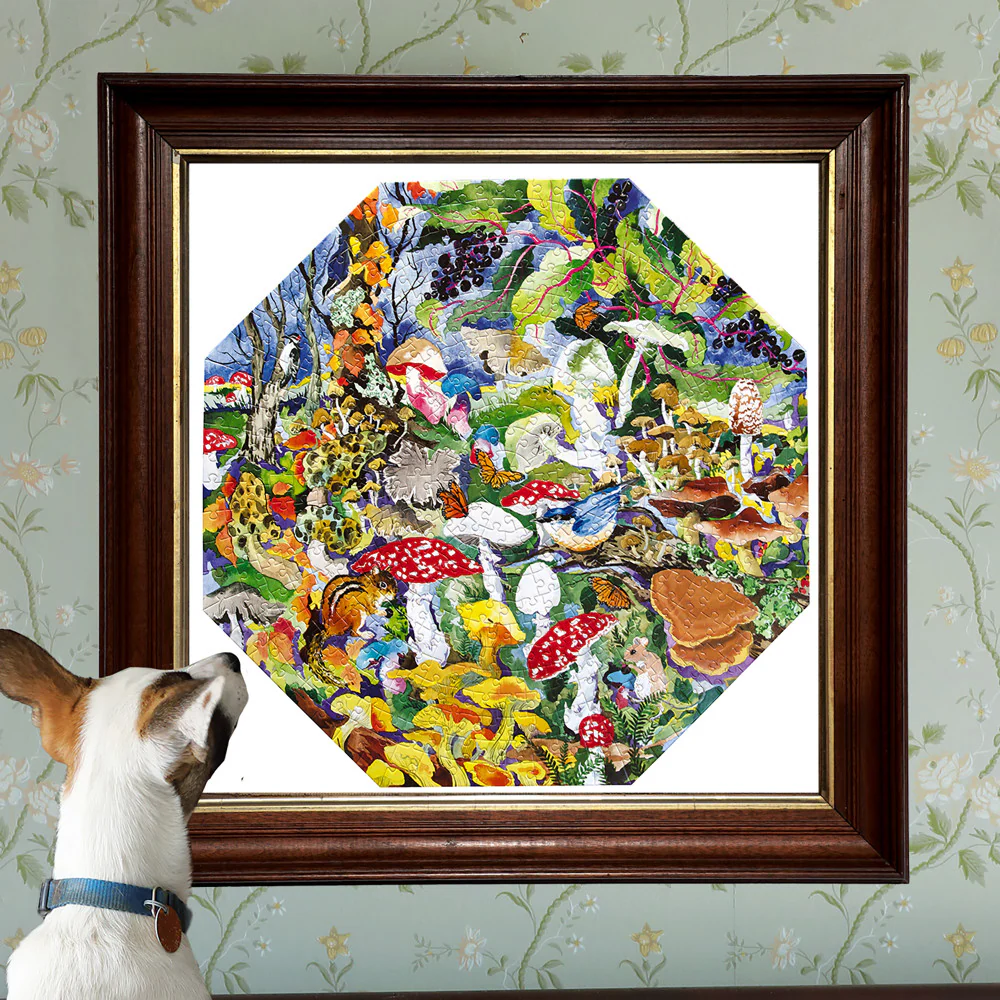 eeBoo Piece & Love: Poisonous Mushrooms Jigsaw - 500 pc - Image 5