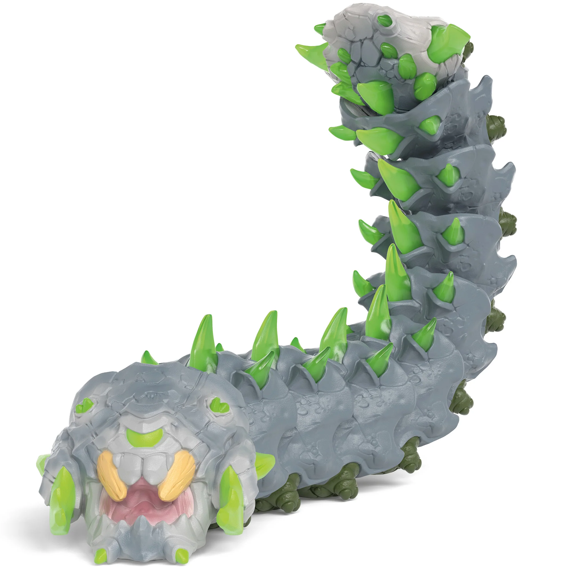 Schleich Eldrador Creatures Stone Worm 11-Inch Movable Fantasy Figure - Image 2