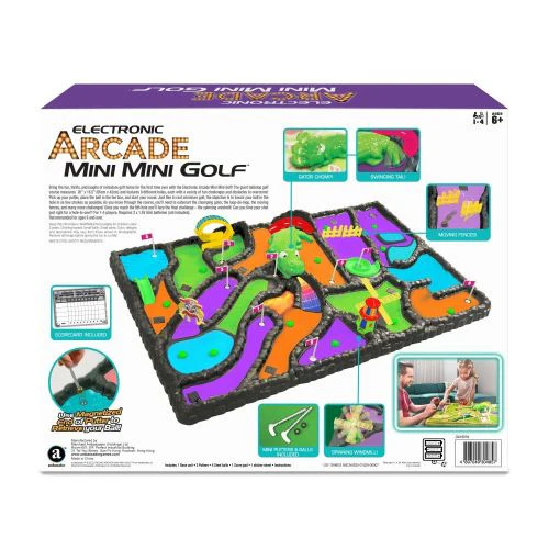 Neon Series Electronic Arcade Mini Golf Game Set - Image 2