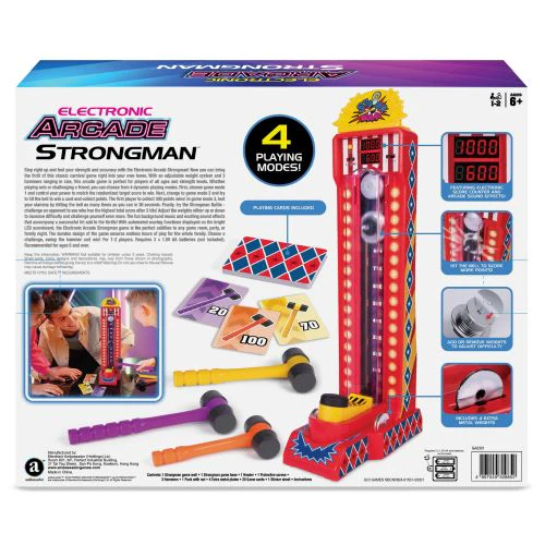 Arcade Hero Electronic Strongman Tabletop Hammer Challenge - Image 2