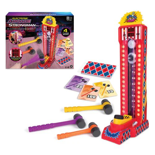 Arcade Hero Electronic Strongman Tabletop Hammer Challenge - Image 3