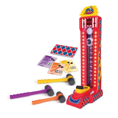 Arcade Hero Electronic Strongman Tabletop Hammer Challenge - Image 4