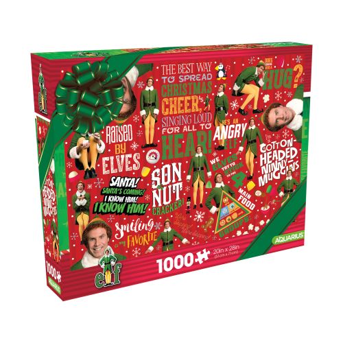 Elf Christmas Cheer Festive Jigsaw Puzzle - 1000 pc