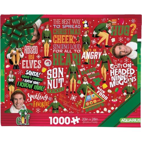 Elf Christmas Cheer Festive Jigsaw Puzzle - 1000 pc - Image 4