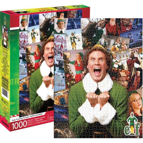 Aquarius Elf Movie Collage Christmas Jigsaw Puzzle - 1000 pc - Image 4
