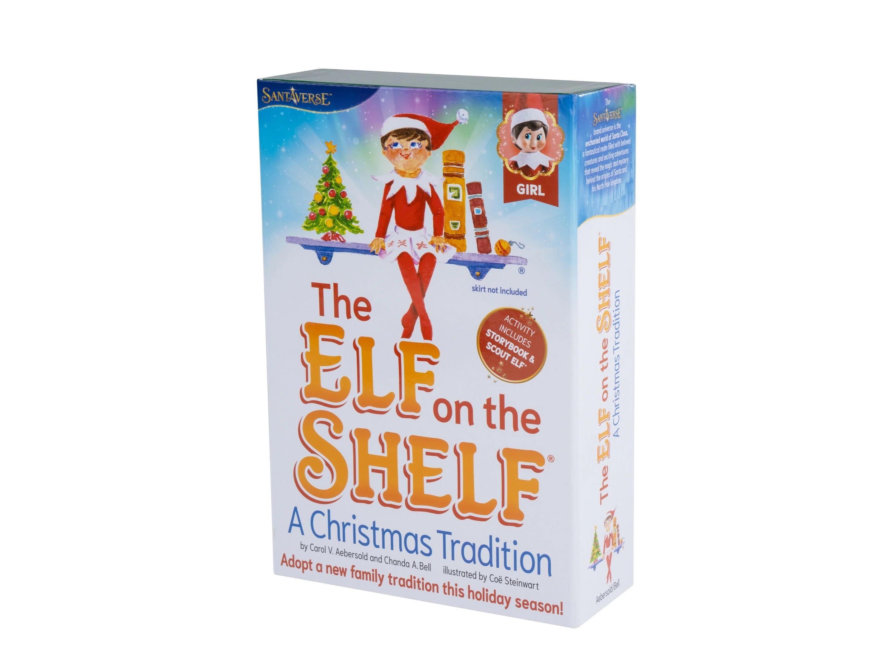 Elf on the Shelf Christmas Tradition Girl with Blue Eyes - Red Suit - Image 4