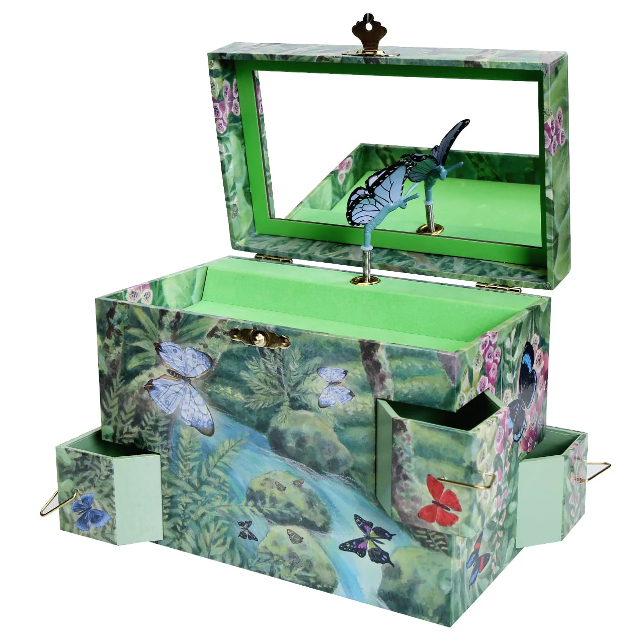Enchantmints Mariposa Musical Butterfly Jewelry Box for Girls