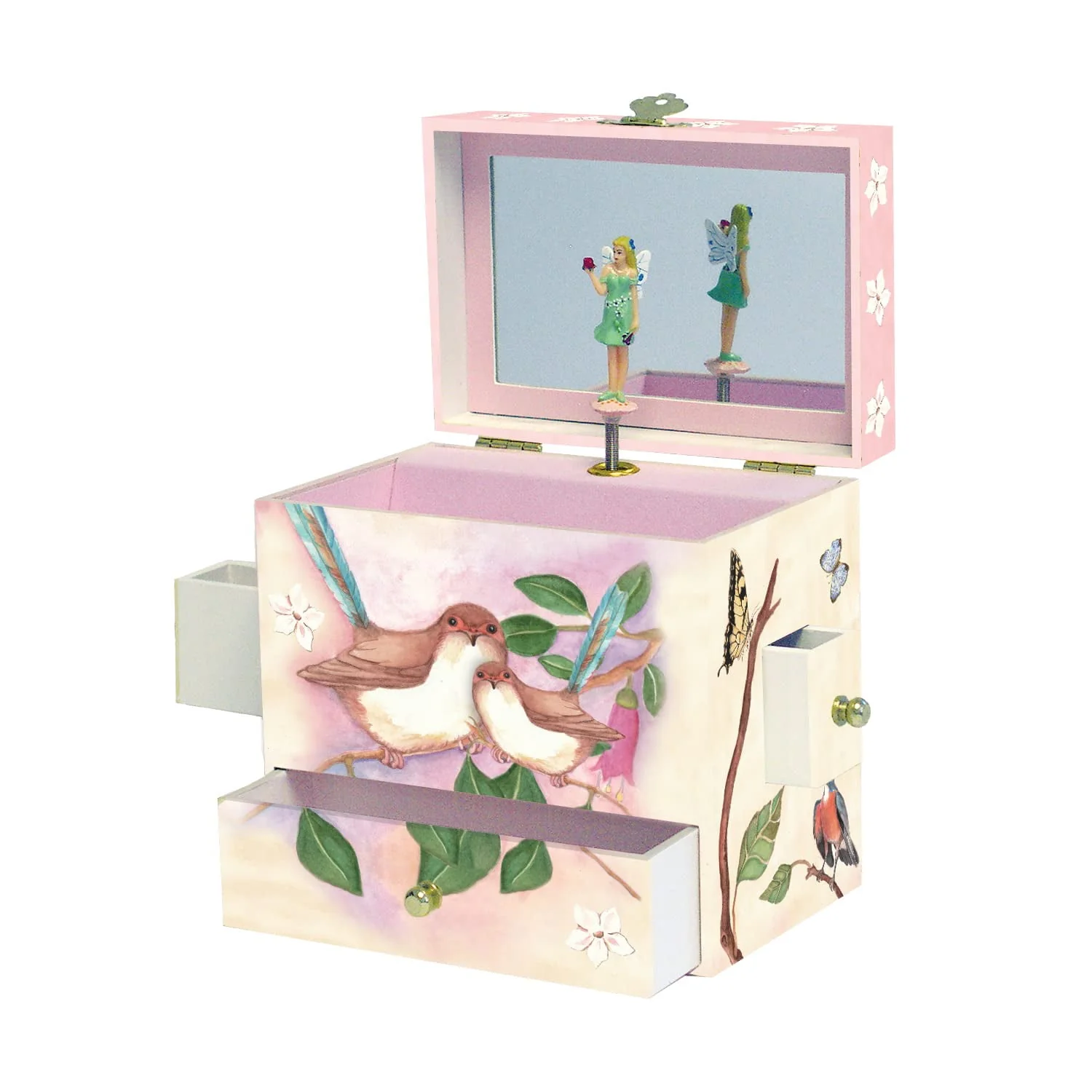 Enchantmints Sweet Fairy Wren Musical Jewelry Box for Girls Age 3+