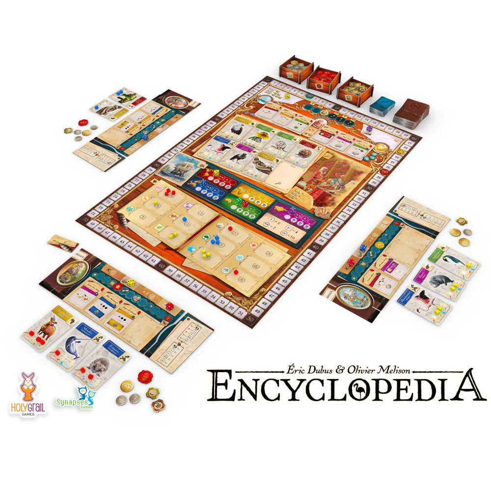 Encyclopedia: Historical Dice-Based Worker Placement Game for 1-4 Players - Image 2