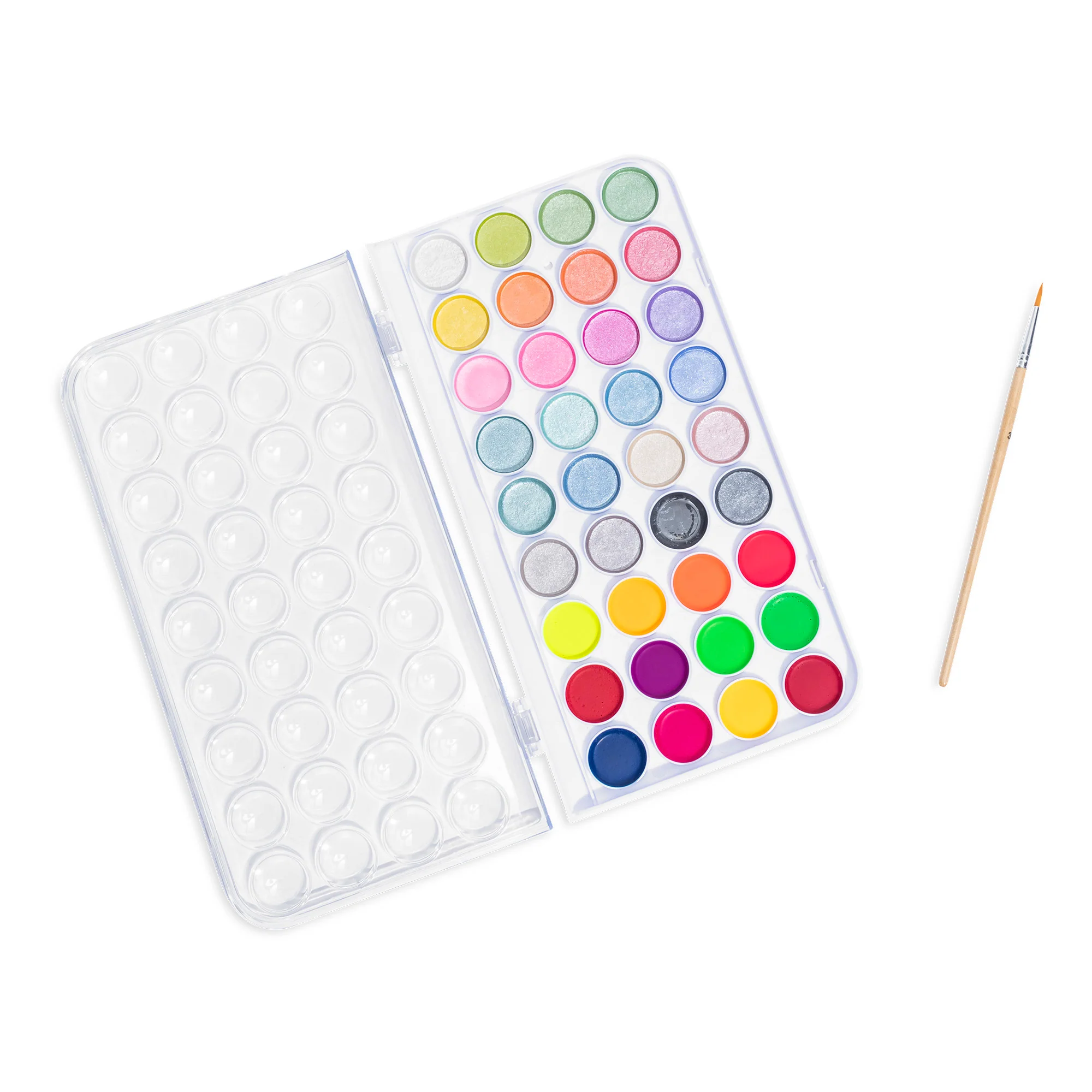 Brea Reese Essential Watercolor Paint Set With 36 Neon & Metallic Colors - Image 5