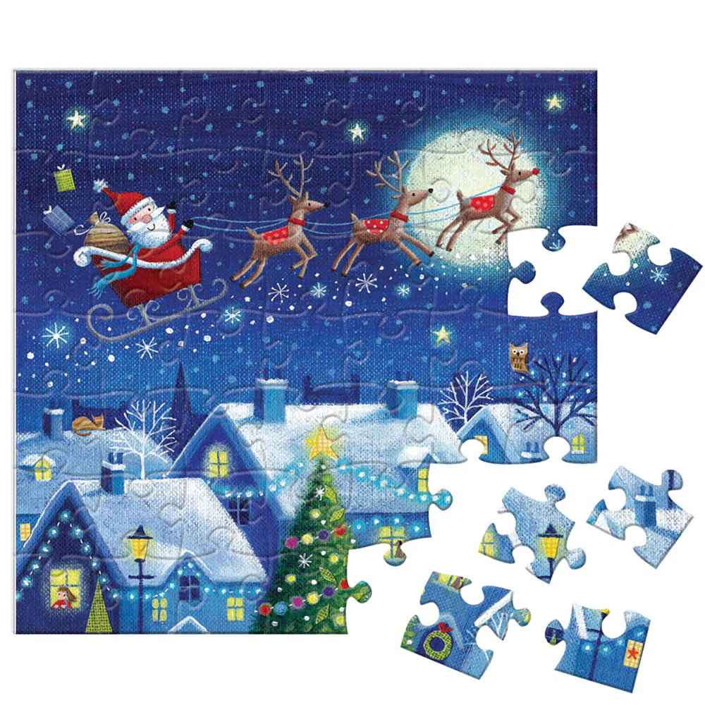 Eurographics Christmas Town 24-Pack Puzzle Advent Calendar - 1200 pc - Image 4