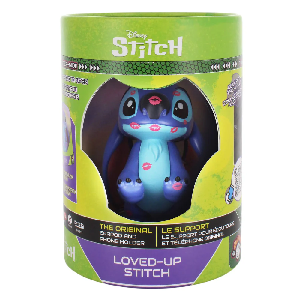 Exquisite Gaming Stitch Holdem Earbud & Phone Holder - Loved Up Stitch Design - Image 4