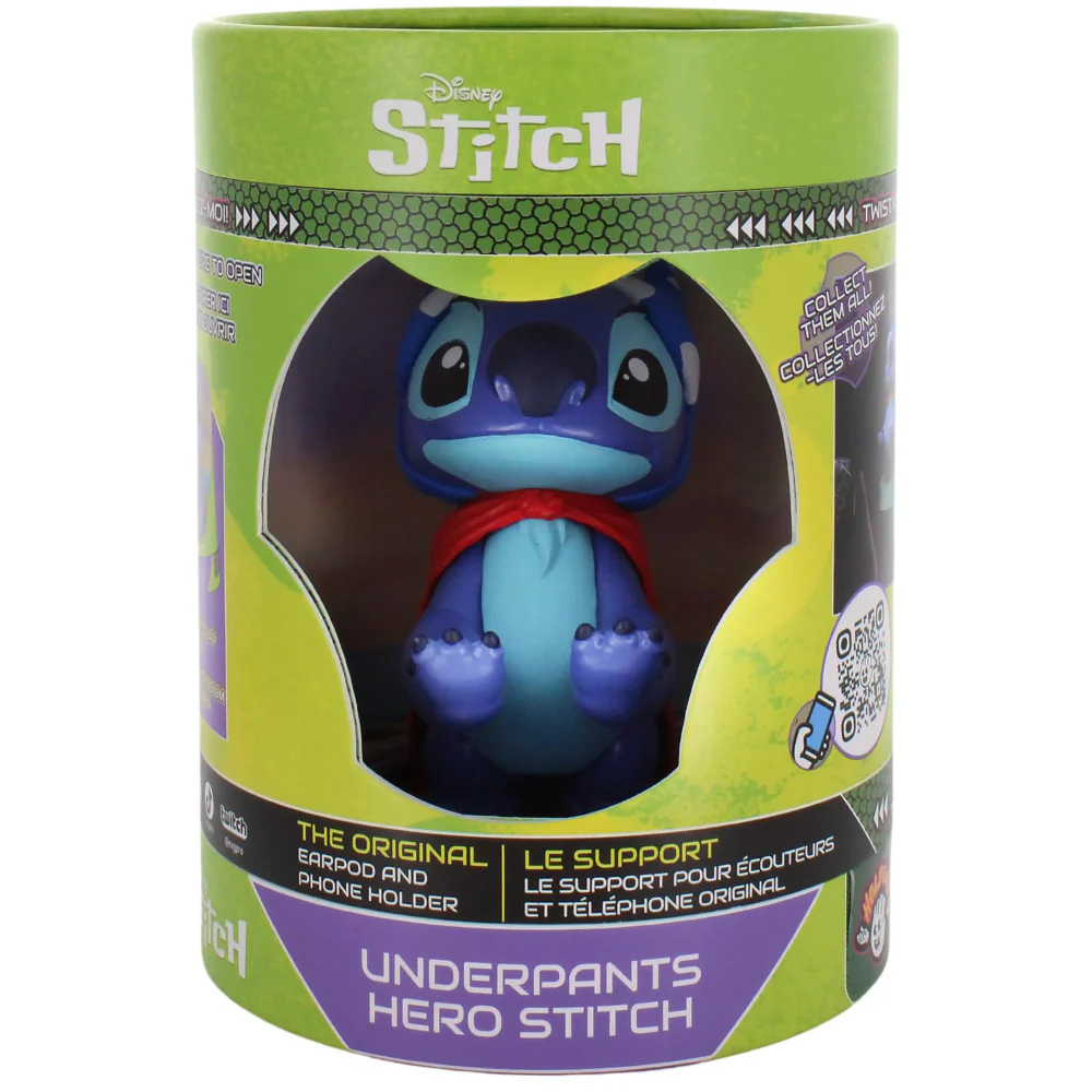 Exquisite Gaming: Holdems: Lilo & Stitch - Underpants Hero Stitch Earbud & Phone Holder - Image 4