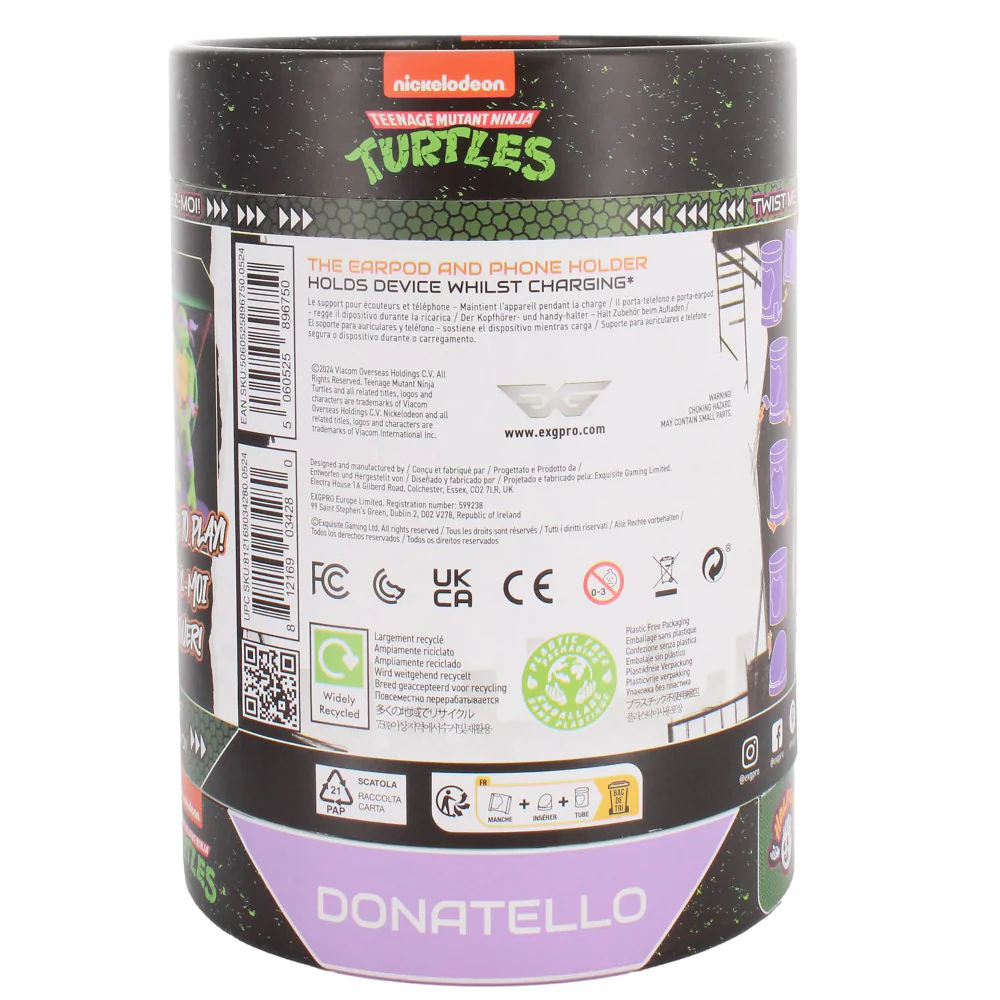 Exquisite Gaming TMNT Donatello Earbud & Phone Holder - Image 5
