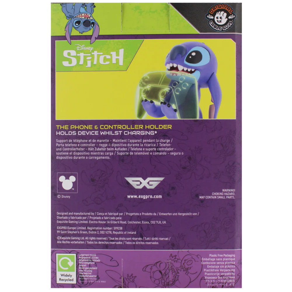 Exquisite Gaming Lilo & Stitch Smiley Stitch Controller & Phone Holder - Image 4