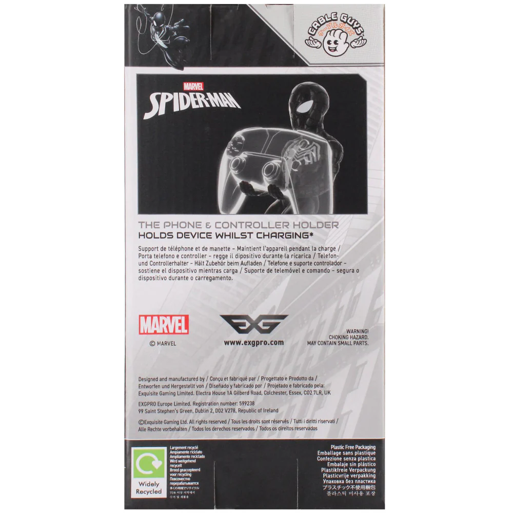 Exquisite Gaming Marvel Symbiote Spider-Man Controller & Phone Holder - Image 5