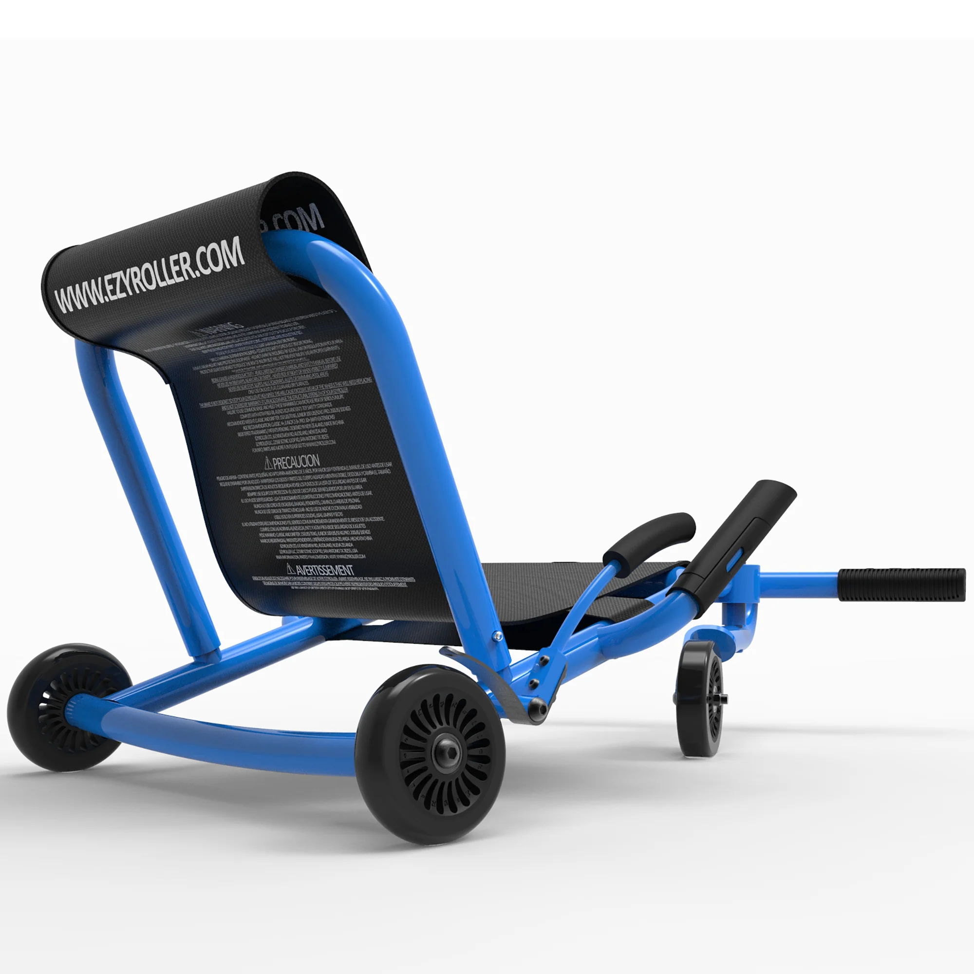 EzyRoller Classic Aqua Blue Ride-On With Leg-Powered Motion - Image 3