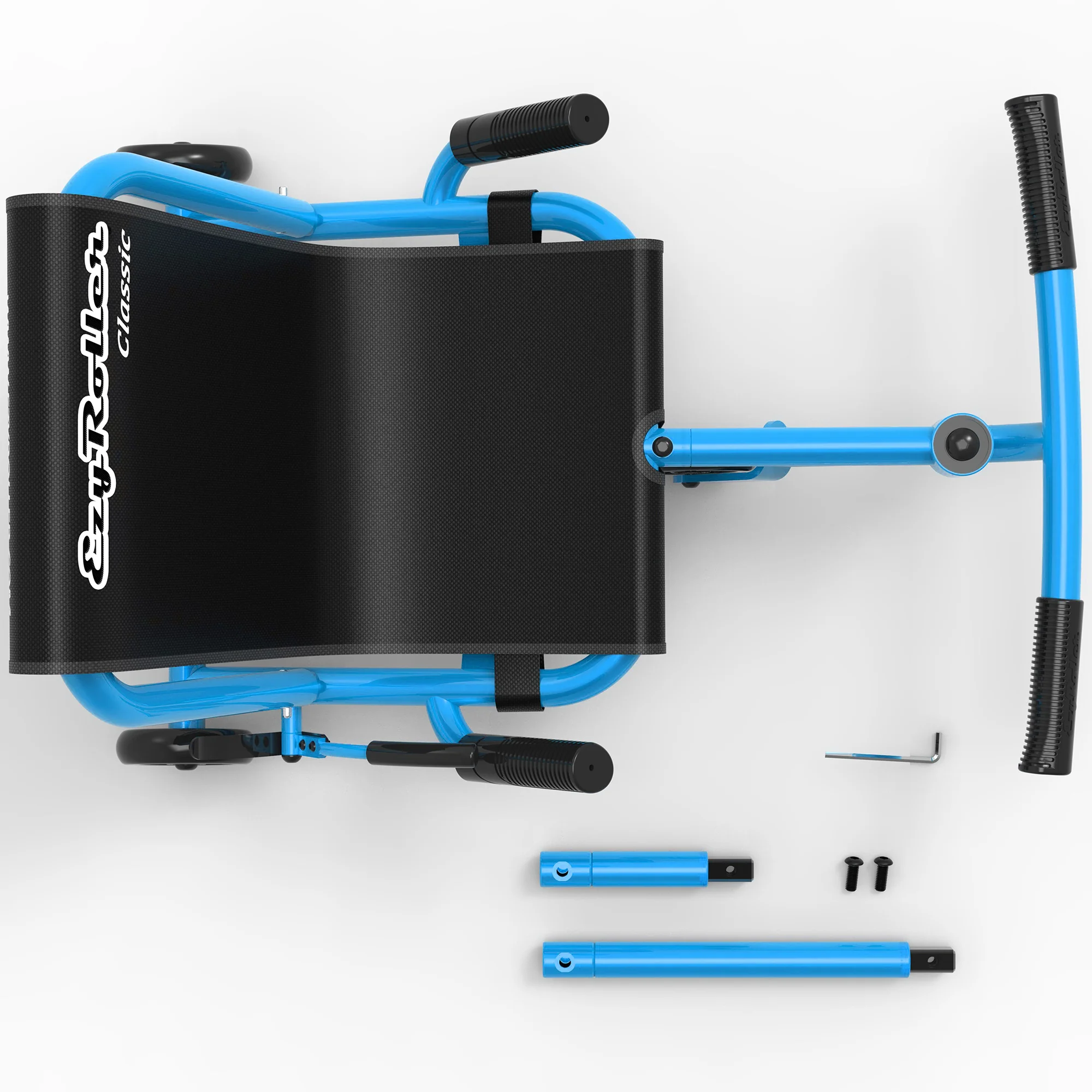 EzyRoller Classic Aqua Blue Ride-On With Leg-Powered Motion - Image 4