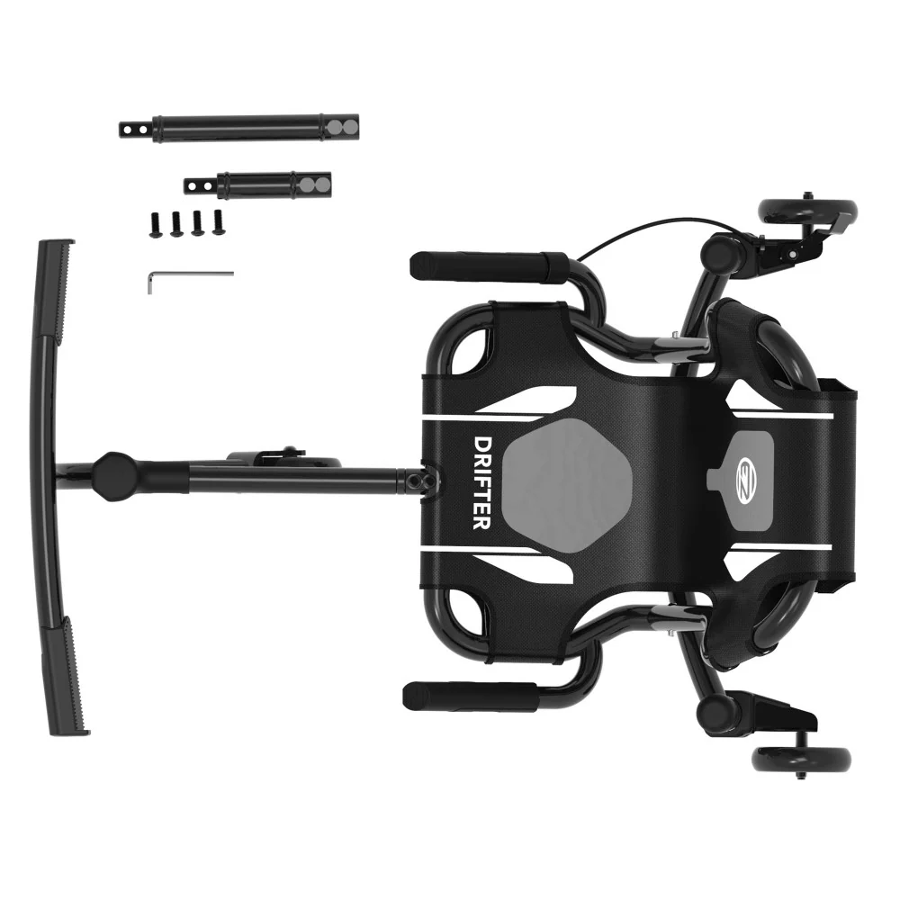 EzyRoller - Drifter X Series - Black Ride-On Scooter, 154lb Capacity, Ages 6+ - Image 3