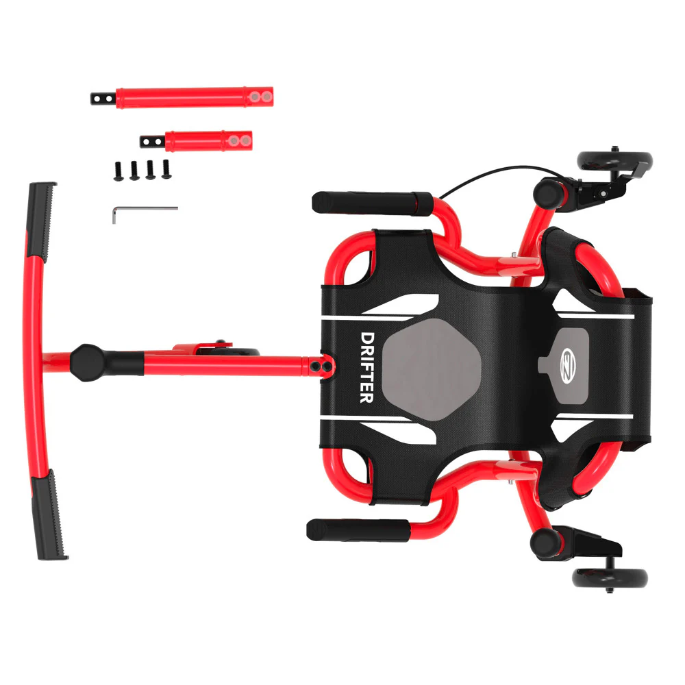 EzyRoller - Drifter X Series - Red Ride-On Scooter, 154lb Capacity, Ages 6+ - Image 3