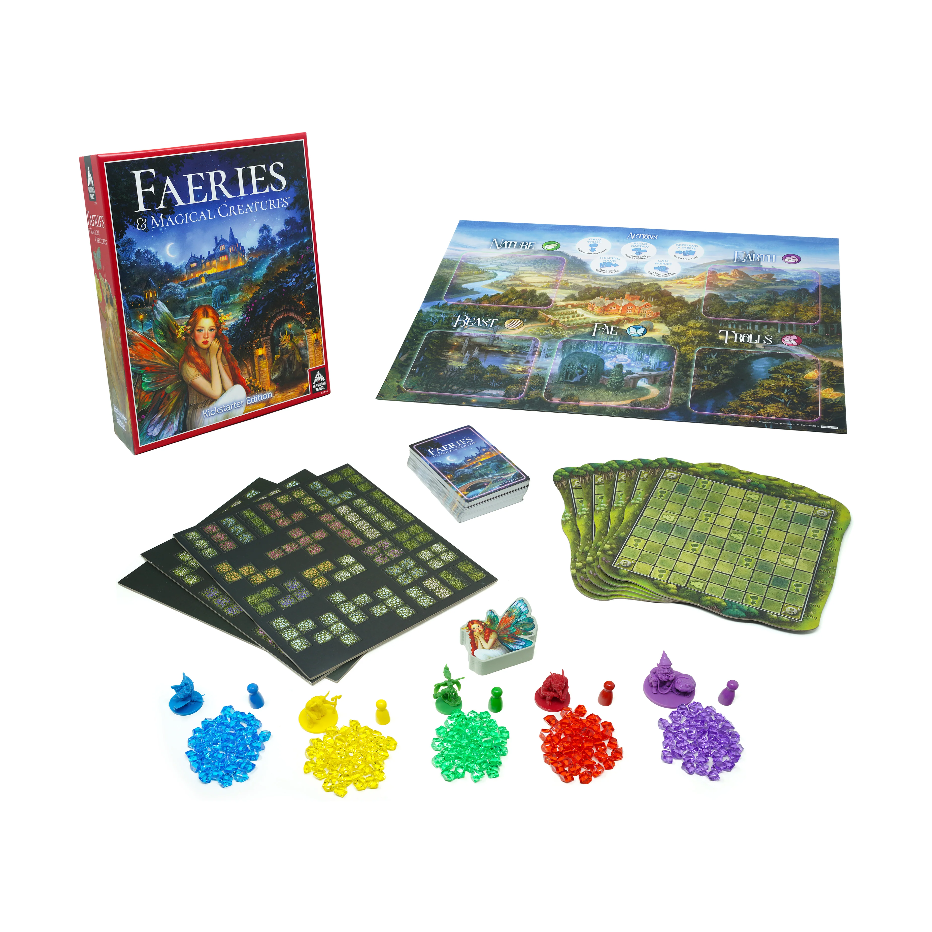 Faeries & Magical Creatures - Premium Kickstarter Edition Board Game - Image 2