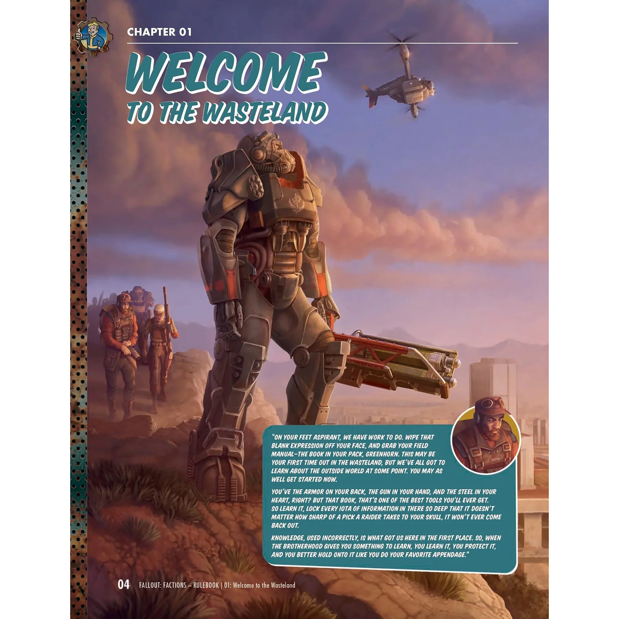 Fallout: Factions Core Rulebook Tabletop Strategy Game - Image 2
