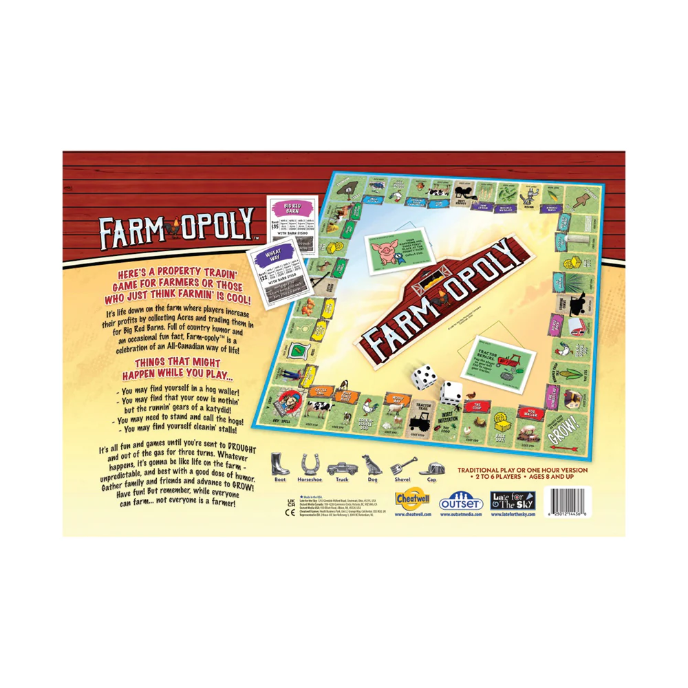 Farm-Opoly Board Game by Late for the Sky - Image 3