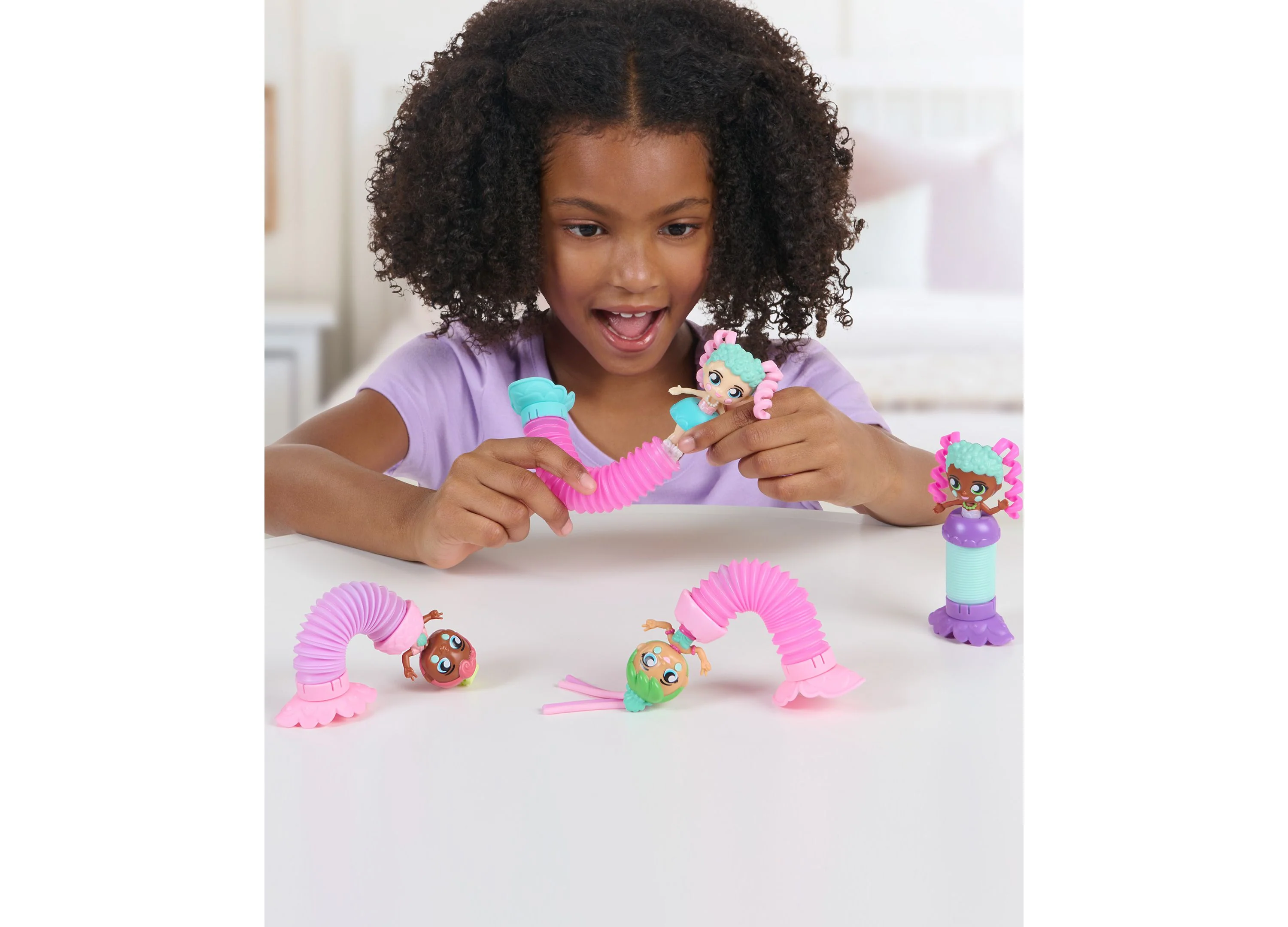 Fashion Fidgets Fantasy Series Mermaids Interactive Doll Set - Image 4