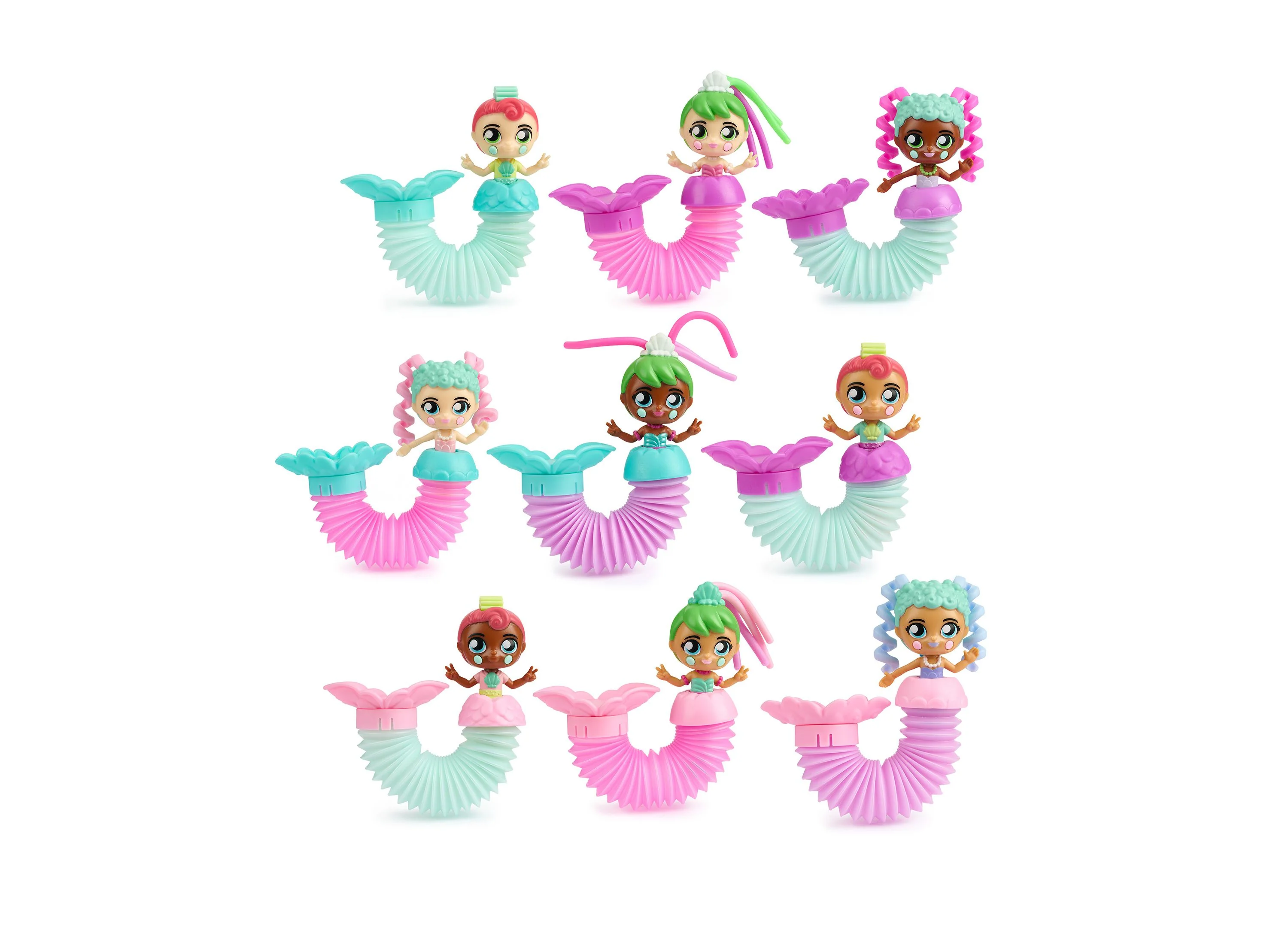 Fashion Fidgets Fantasy Series Mermaids Interactive Doll Set - Image 5