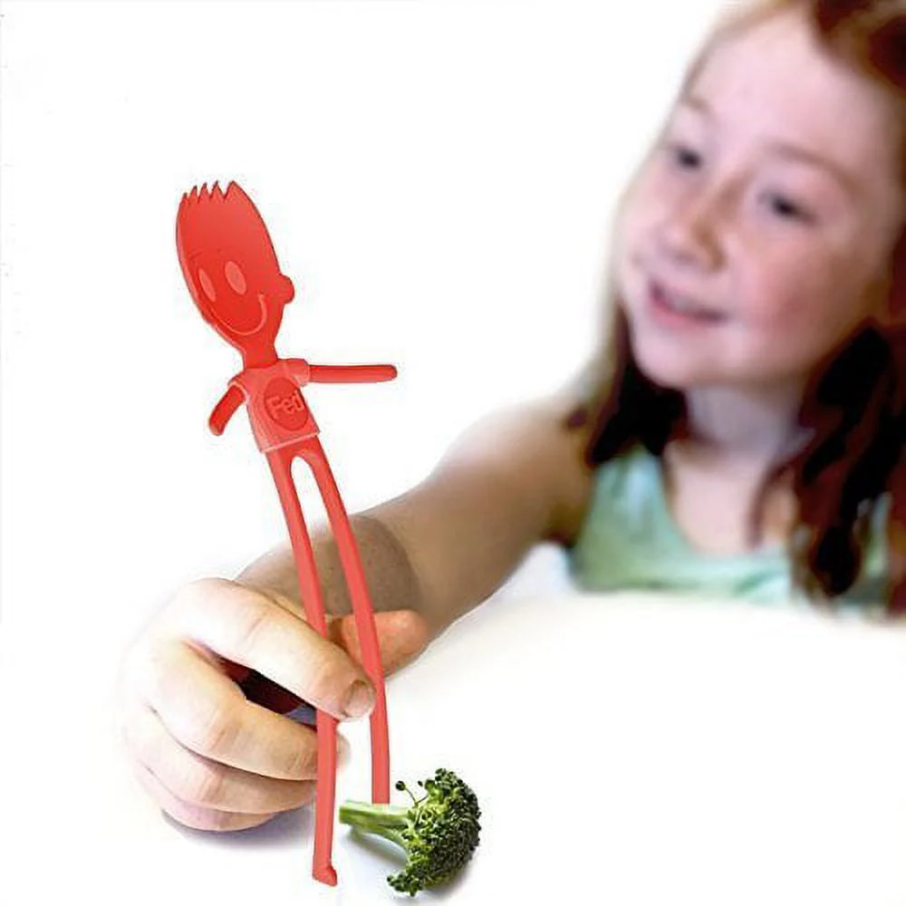 Fed Sporkman - Vibrant Green & Yellow Combo Utensil
