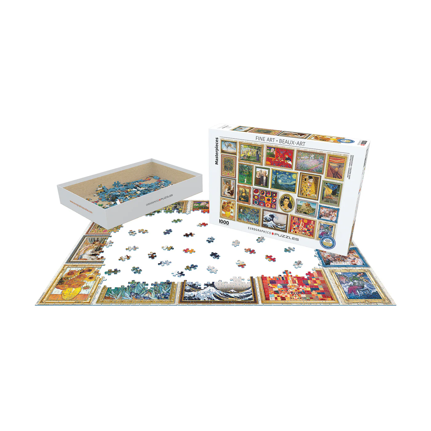 Gallery of Classics 1000-Piece Jigsaw Puzzle - Fine Art Masterpieces - Image 3