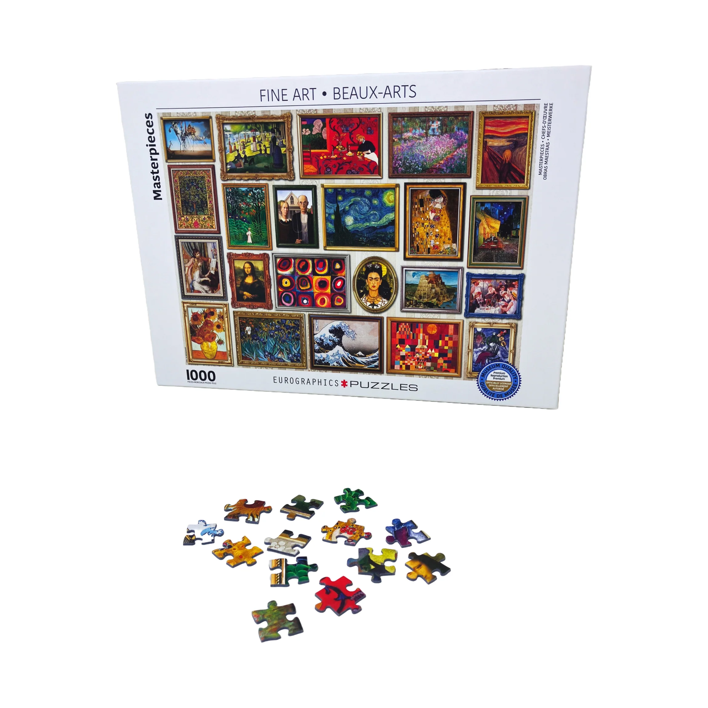 Gallery of Classics 1000-Piece Jigsaw Puzzle - Fine Art Masterpieces - Image 4