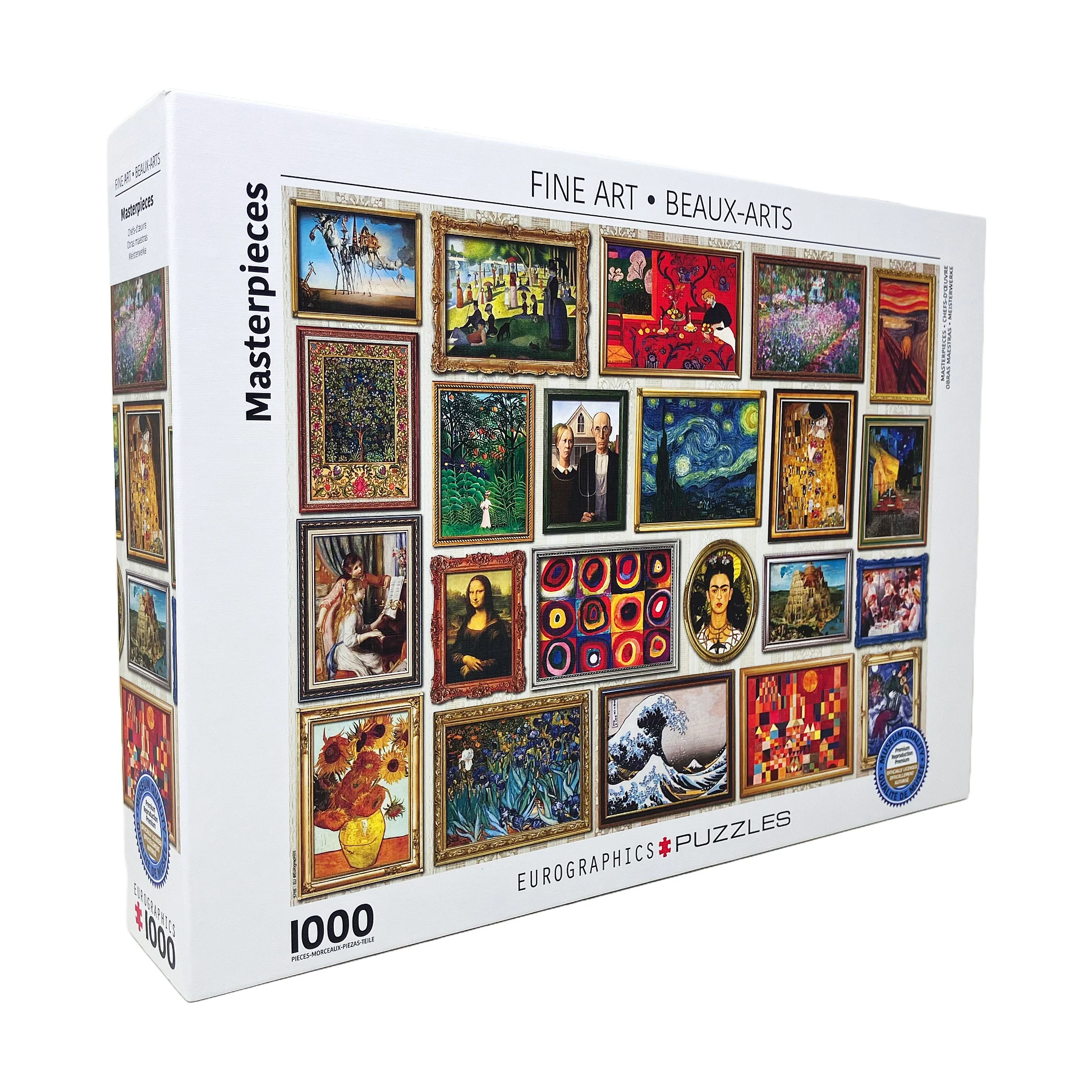 Gallery of Classics 1000-Piece Jigsaw Puzzle - Fine Art Masterpieces - Image 5