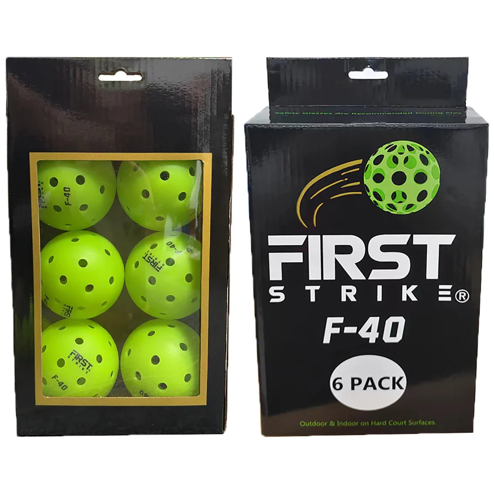 First Strike Pickleball F-40 Competition Game Balls - 6 Pack - Image 4