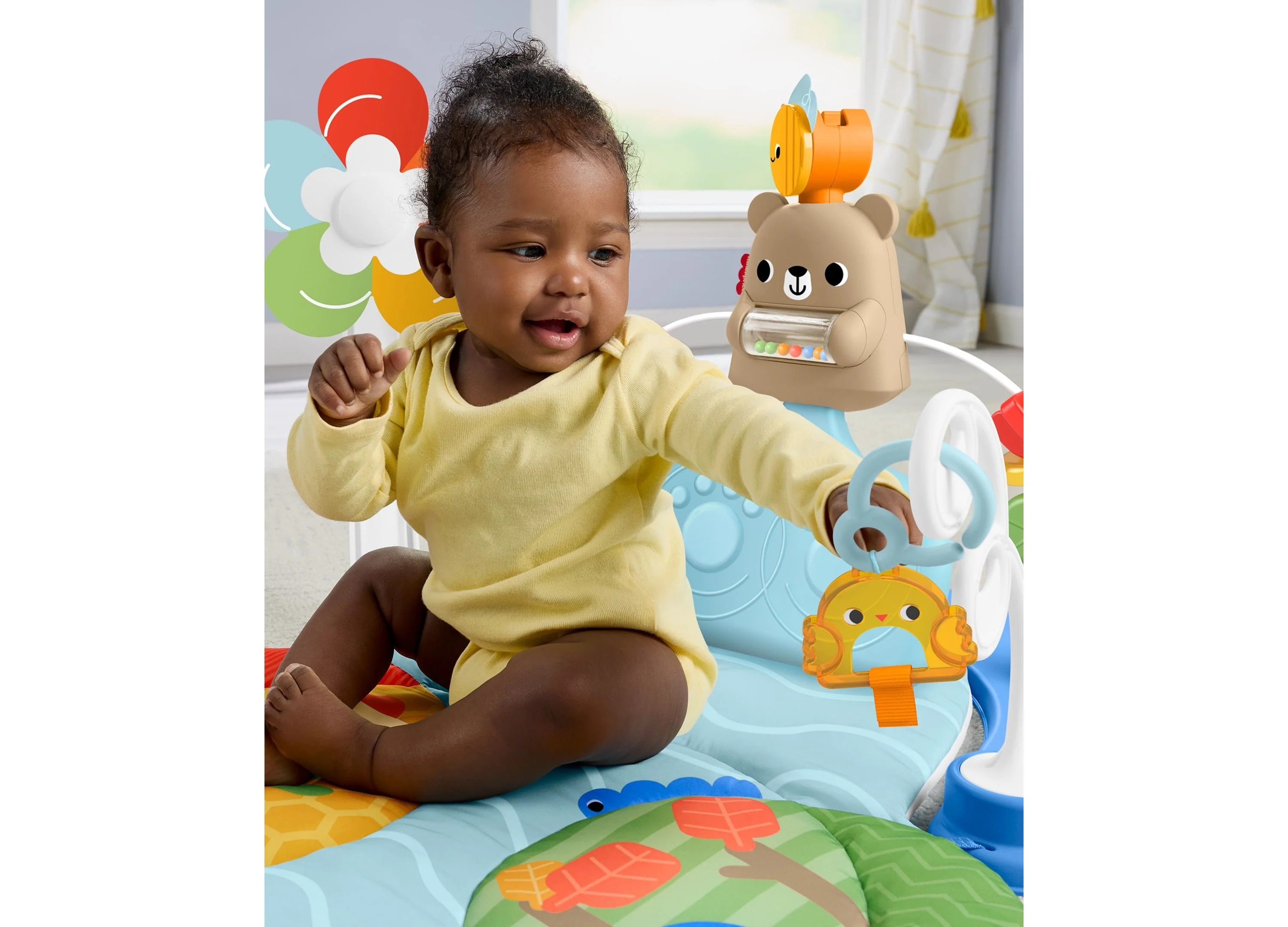 Fisher Price 3-in-1 Kick and Sway Activity Gym – Sensory Delight - Image 3