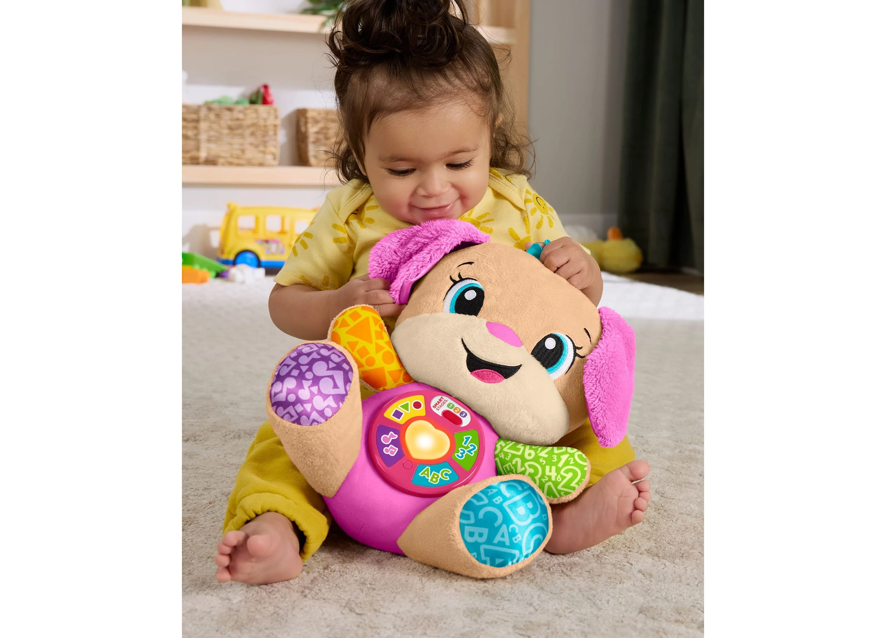 Fisher-Price Laugh & Learn Smart Stages Sis Musical Plush Toy - Image 3
