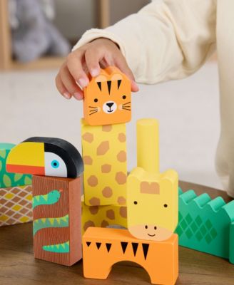 Fisher Price Jungle Adventure 50-Piece Wooden Block Set - Image 6
