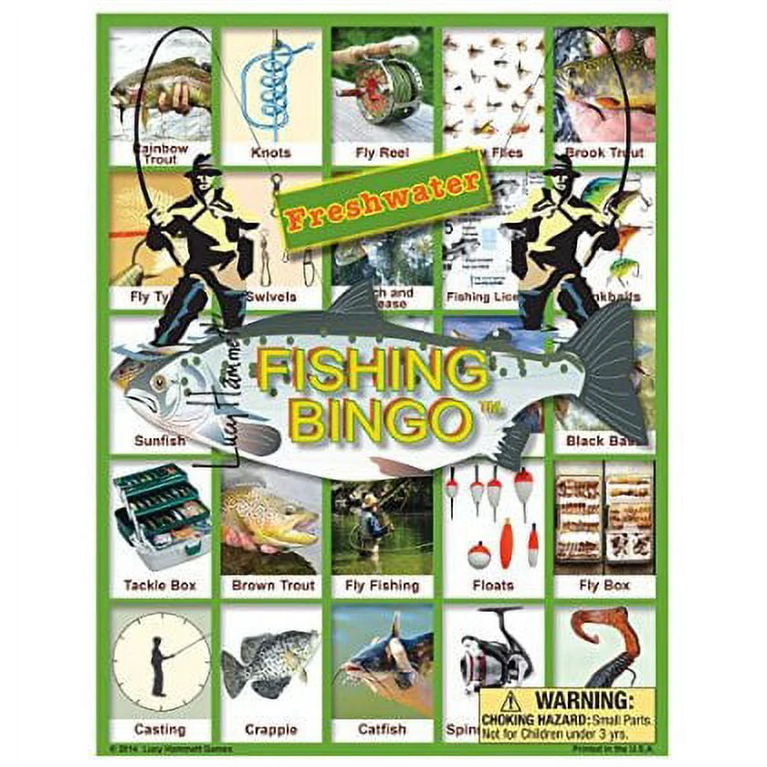 Fishing Bingo: Dive into the Aquatic World - Educational Game for Young Anglers