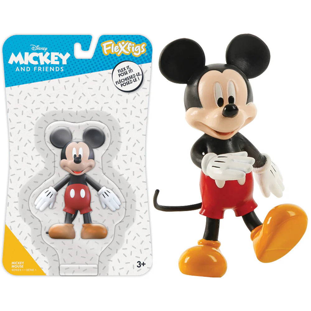 Disney FleXfigs: Mickey & Minnie 2-Pack Poseable Action Figures - Image 3