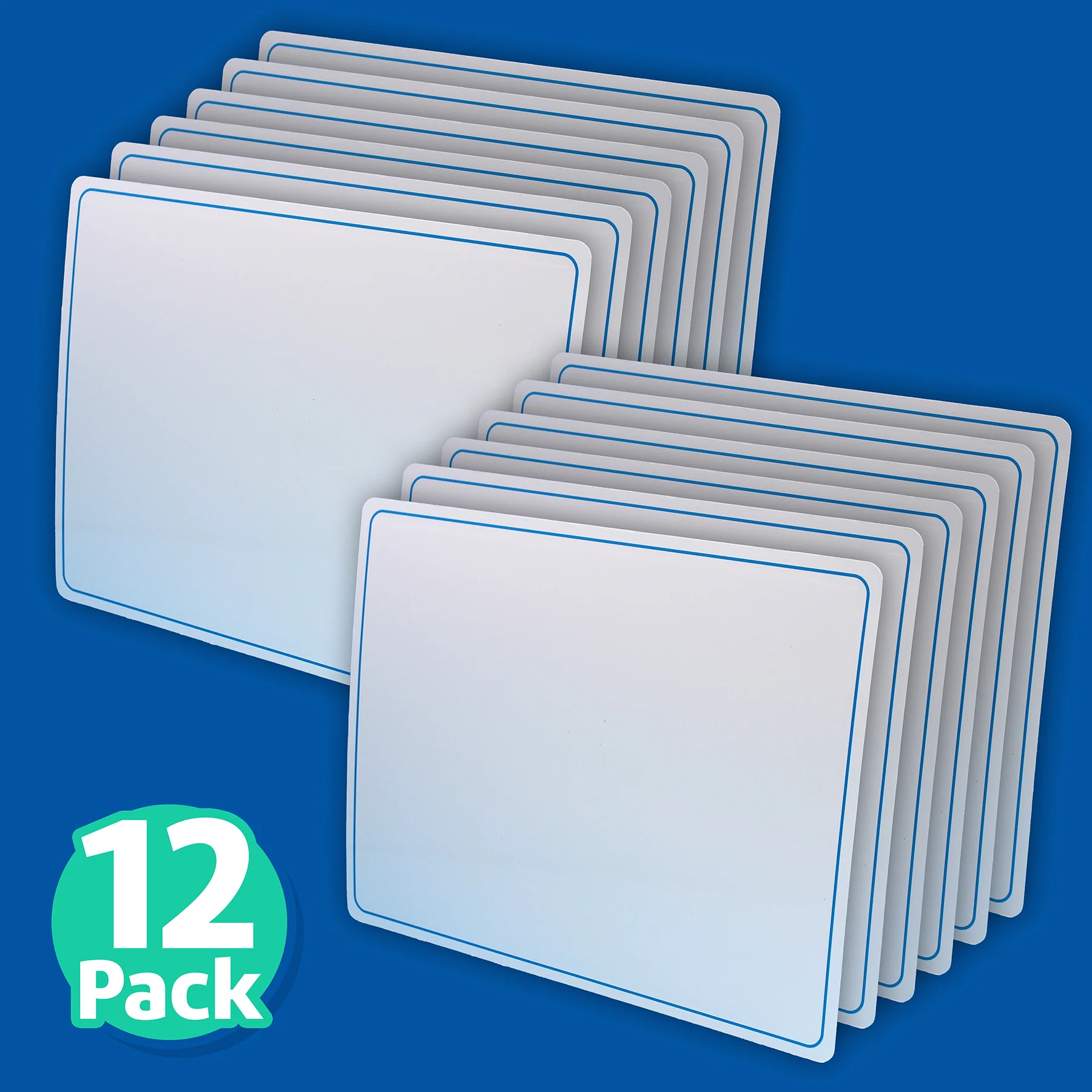 Flipside Dry Erase Learning Mat - Double-Sided, Letters & Numbers, 12-Pack - Image 4