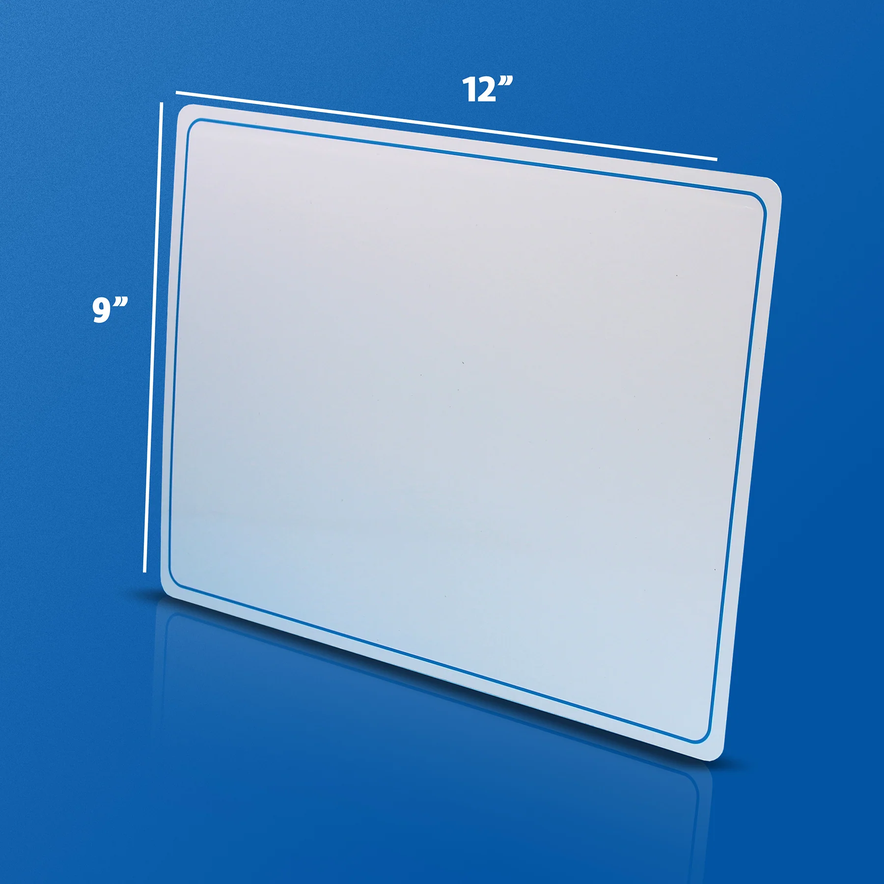 Flipside Dry Erase Learning Mat - Double-Sided - Blue Letters & Numbers - Pack of 48 - Image 3