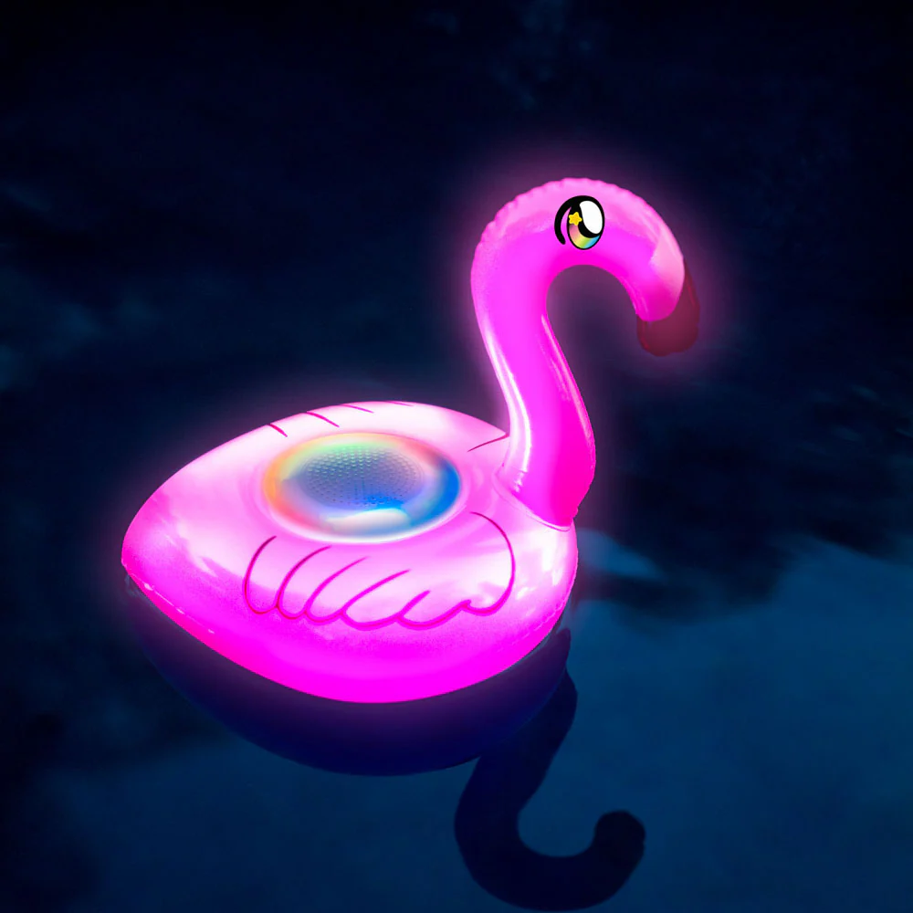 SoundCandy Floating Flamingo LED Bluetooth Speaker - Multicolor