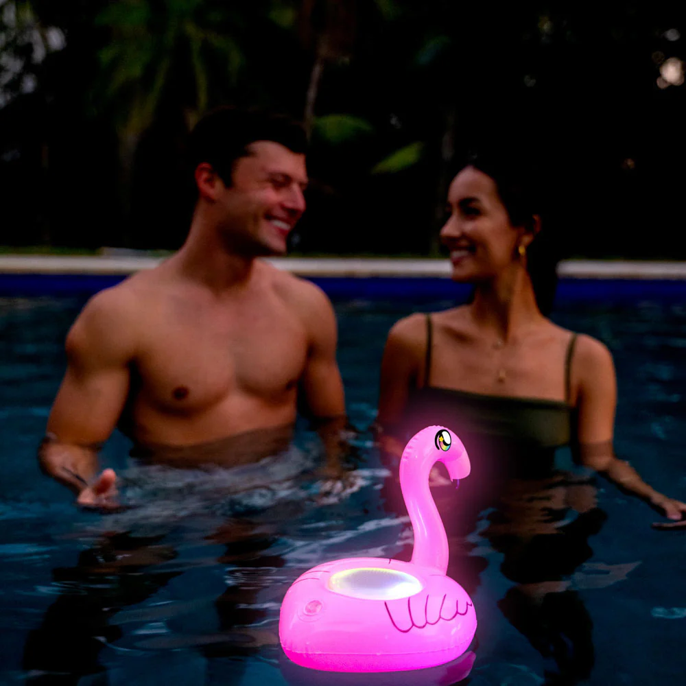 SoundCandy Floating Flamingo LED Bluetooth Speaker - Multicolor - Image 2
