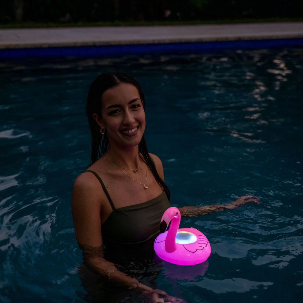 SoundCandy Floating Flamingo LED Bluetooth Speaker - Multicolor - Image 4