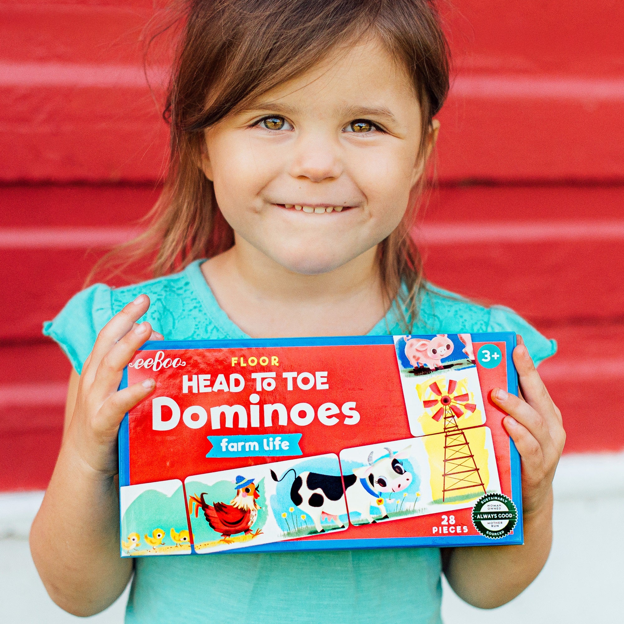 eeBoo Little Farm Head To Toe Dominoes Matching Game - Image 5
