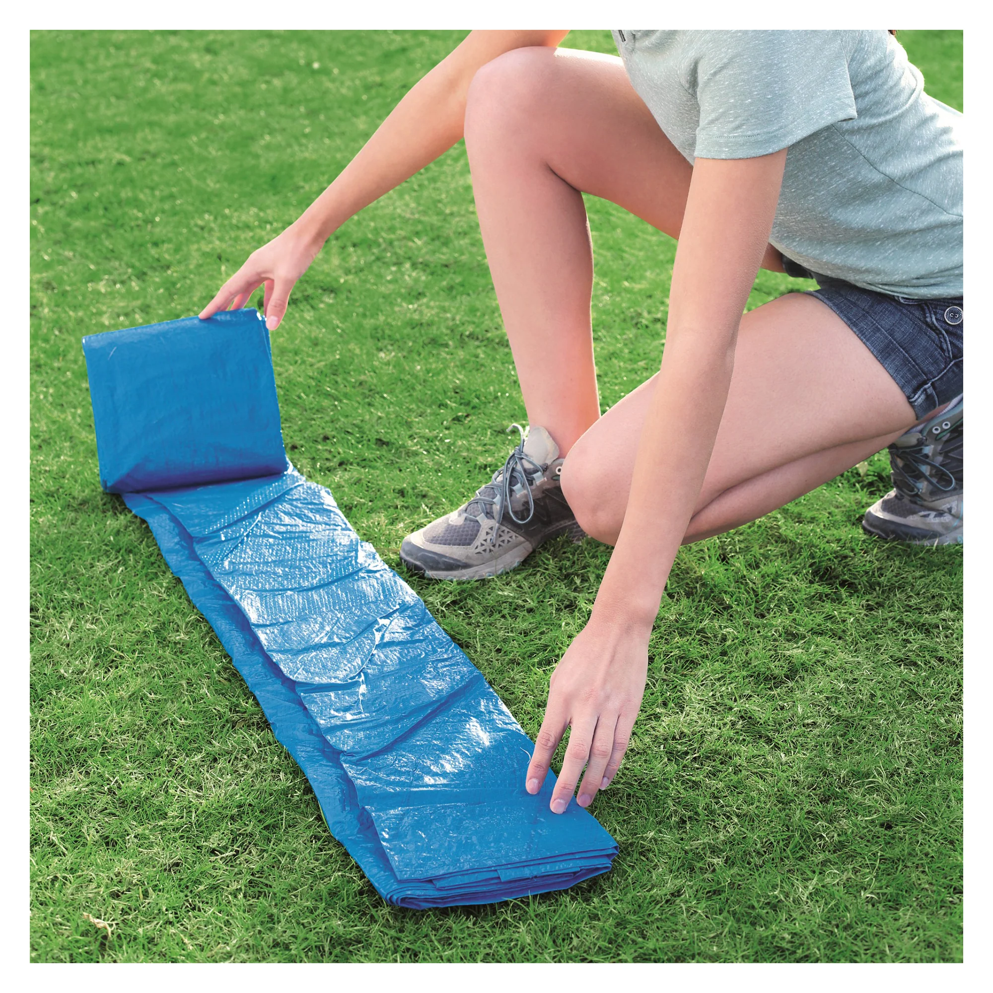 Flowclear Durable 16' x 16' Ground Cloth for Above Ground Pools - Image 2