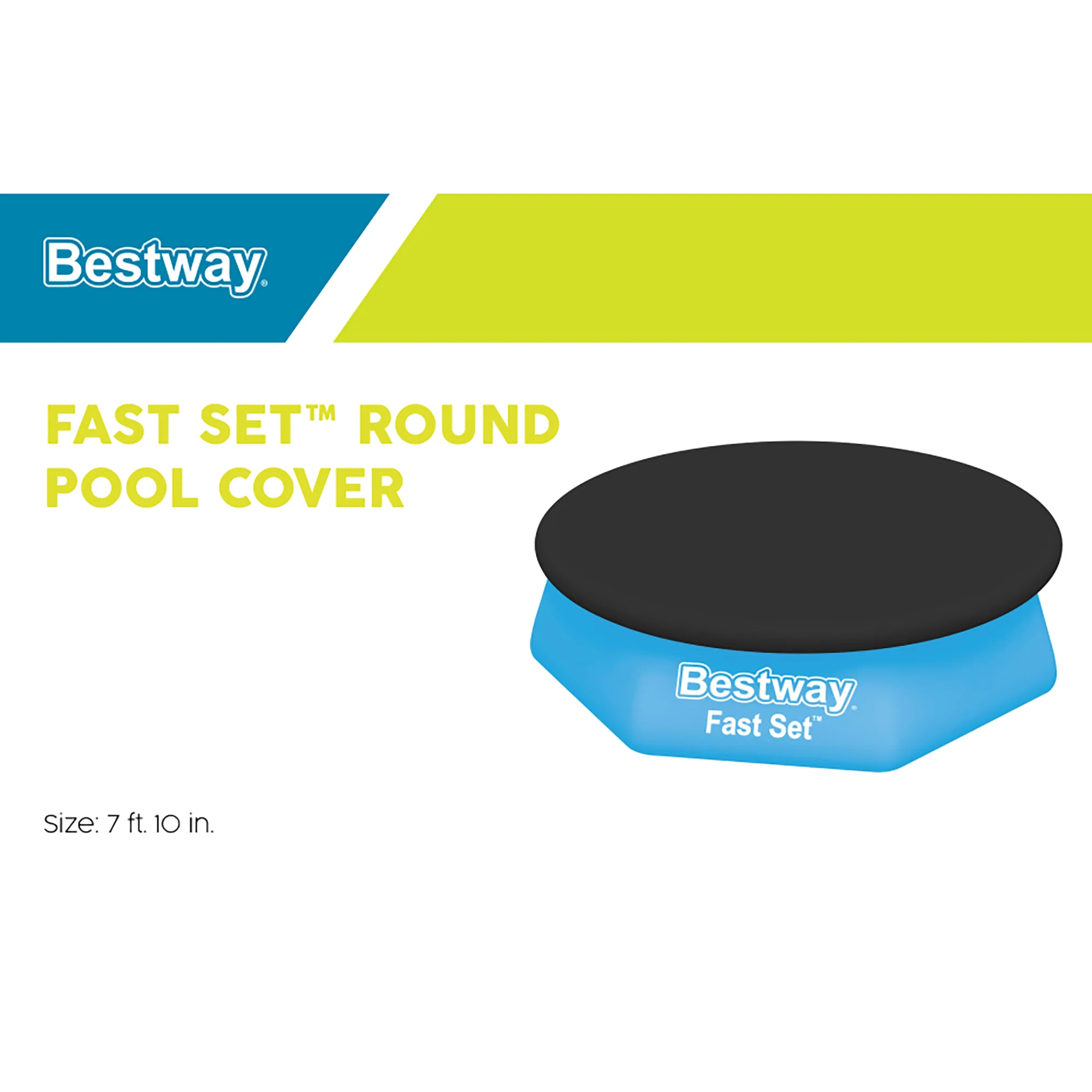 Bestway Flowclear 8-Foot Round Pool Cover With Drain Holes - Image 2