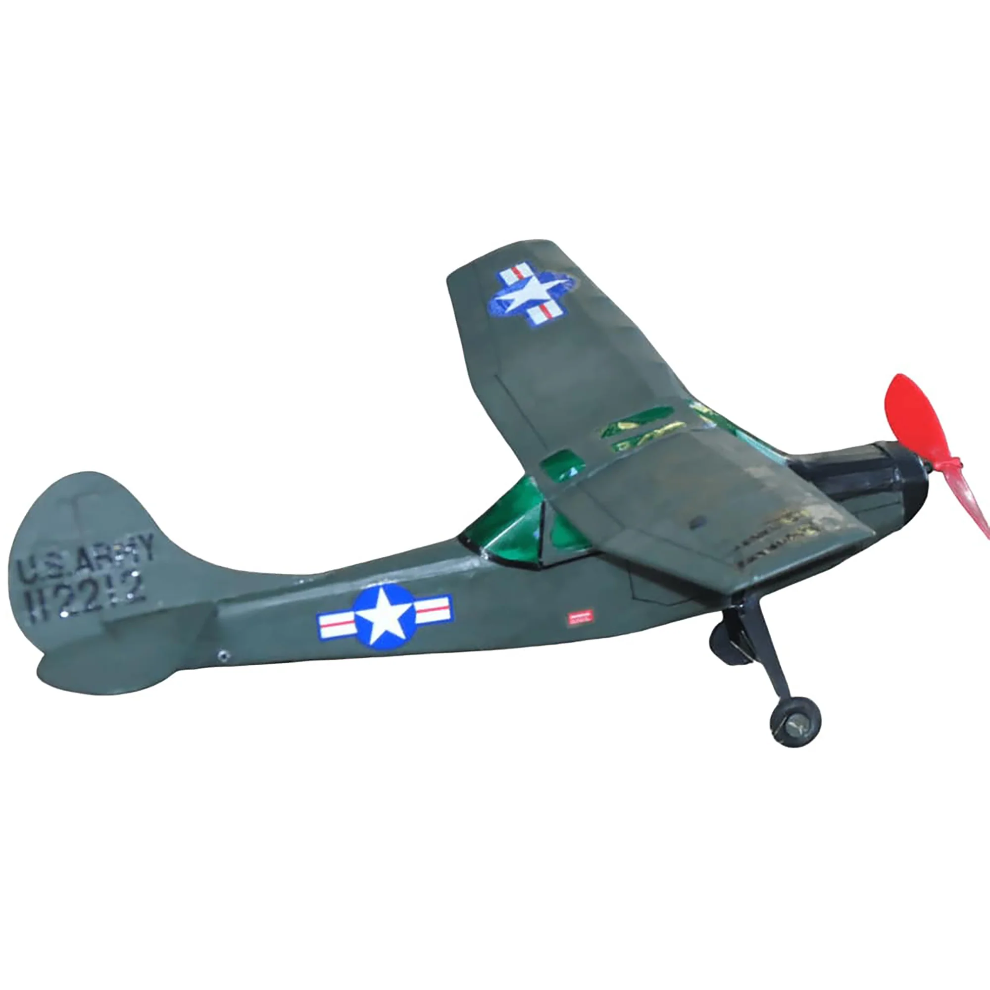 Guillow's Cessna O-1E Bird Dog Balsa Wood Flying Model Kit 18-Inch Wingspan - Image 5