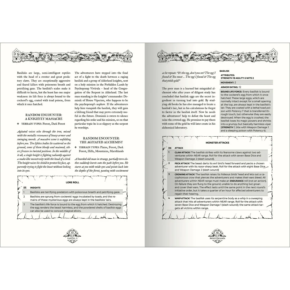 Forbidden Lands: Book of Beasts - RPG Hardcover Bestiary - Image 3